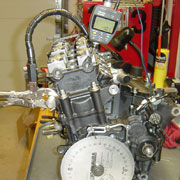 Motorcycle engine Compression