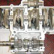 Motorcycle engine crank